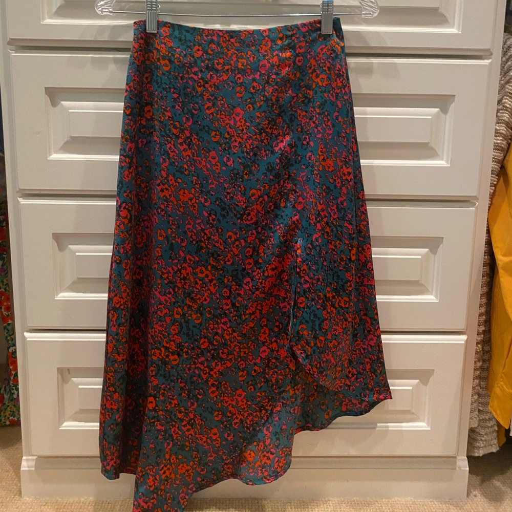 Lost + Wander Satin Maxi Skirt